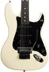 Lerxst Limelight Floyd Rose Electric Guitar with Case Cream Body View